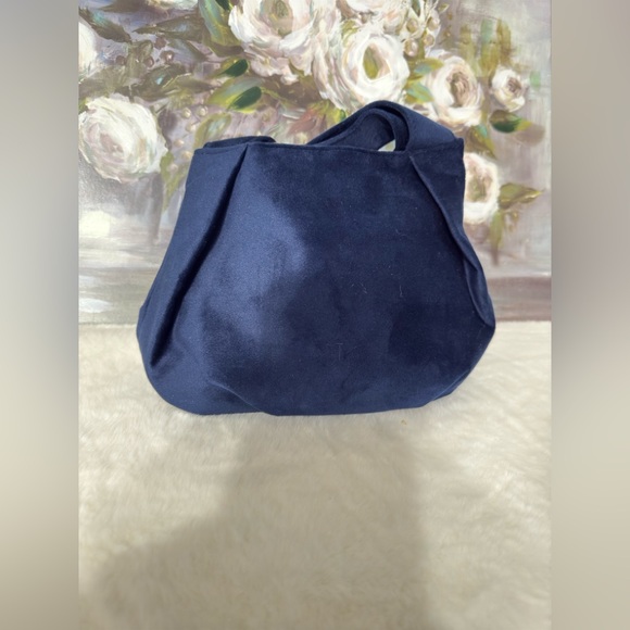 Women Clutch Velvet Top Handle Bag Wristlet Small Tote Purse - Picture 9 of 14